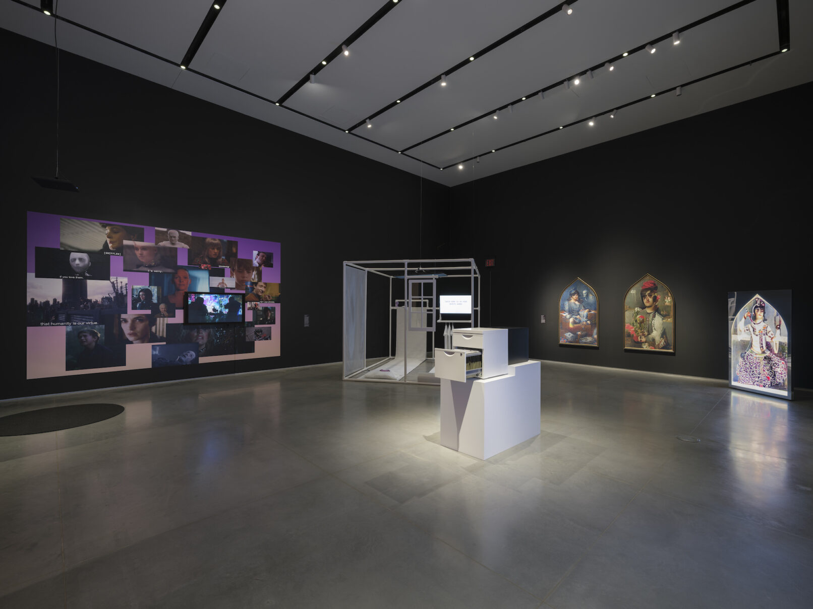 Installation View, What Models Make Worlds, Photo by Sebastian Bach.